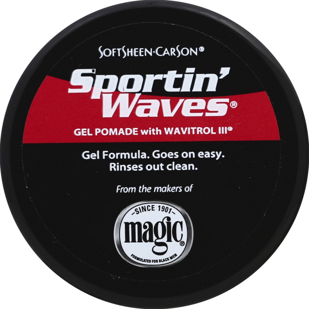 slide 3 of 5, Sportin' Waves Gel Pomade, 3.5 oz