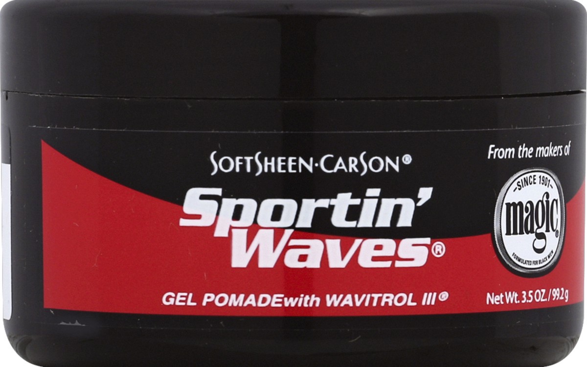 slide 5 of 5, Sportin' Waves Gel Pomade, 3.5 oz