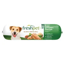 Freshpet Slice & Serve Grain Free Chicken Recipe Dog Food 1.5 lb