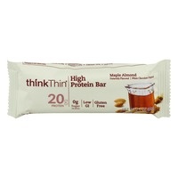 slide 1 of 2, thinkThin Maple Almond High Protein Bar, 2.1 oz