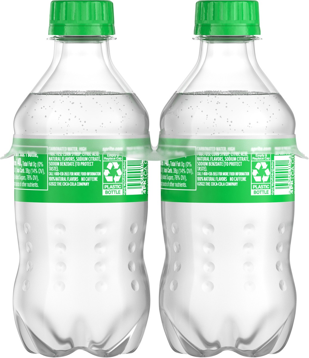 slide 5 of 9, Sprite Bottles, 12 fl oz, 4 Pack, 4 ct