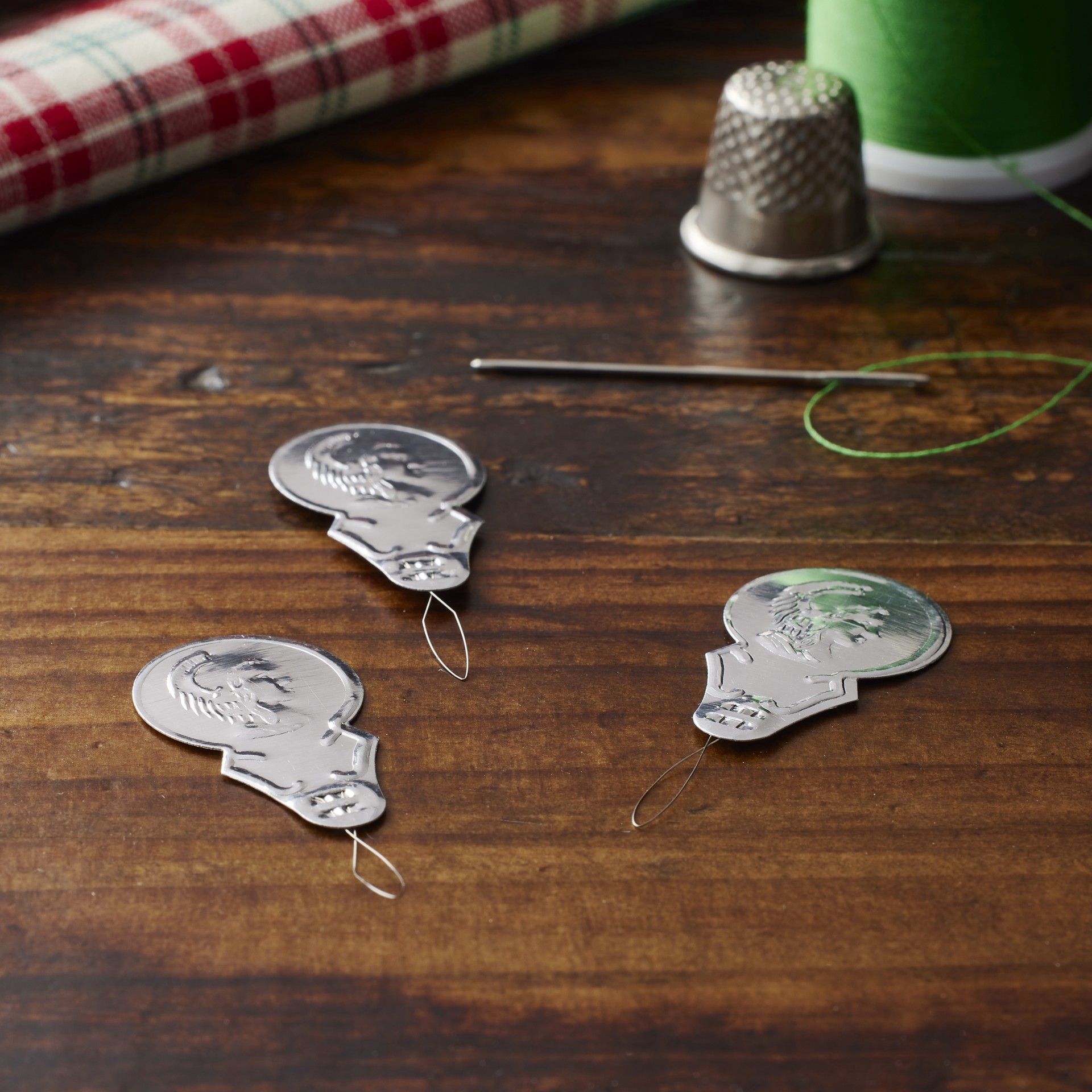 slide 2 of 3, Loops & Threads Wire Needle Threaders, 3 ct