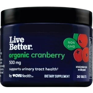 slide 1 of 1, Live Better Organic Cranberry, 30 Ct, 30 ct