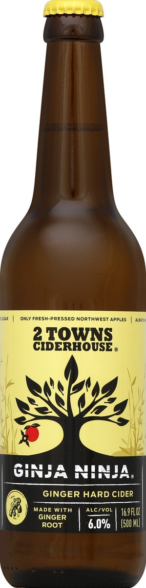 slide 4 of 4, 2 Towns Ciderhouse Hard Cider 16.9 oz, 500 ml