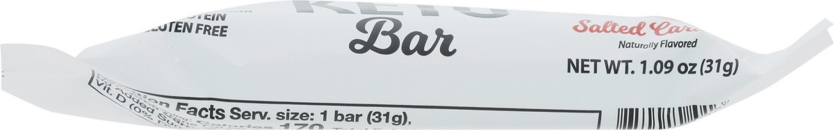 slide 9 of 9, Genius Gourmet Salted Caramel Keto Bar 1.09 oz, 1.09 oz