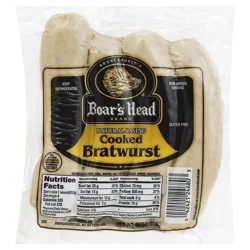 Boar's Head Boar's Head Cooked Bratwurst Natural Casing