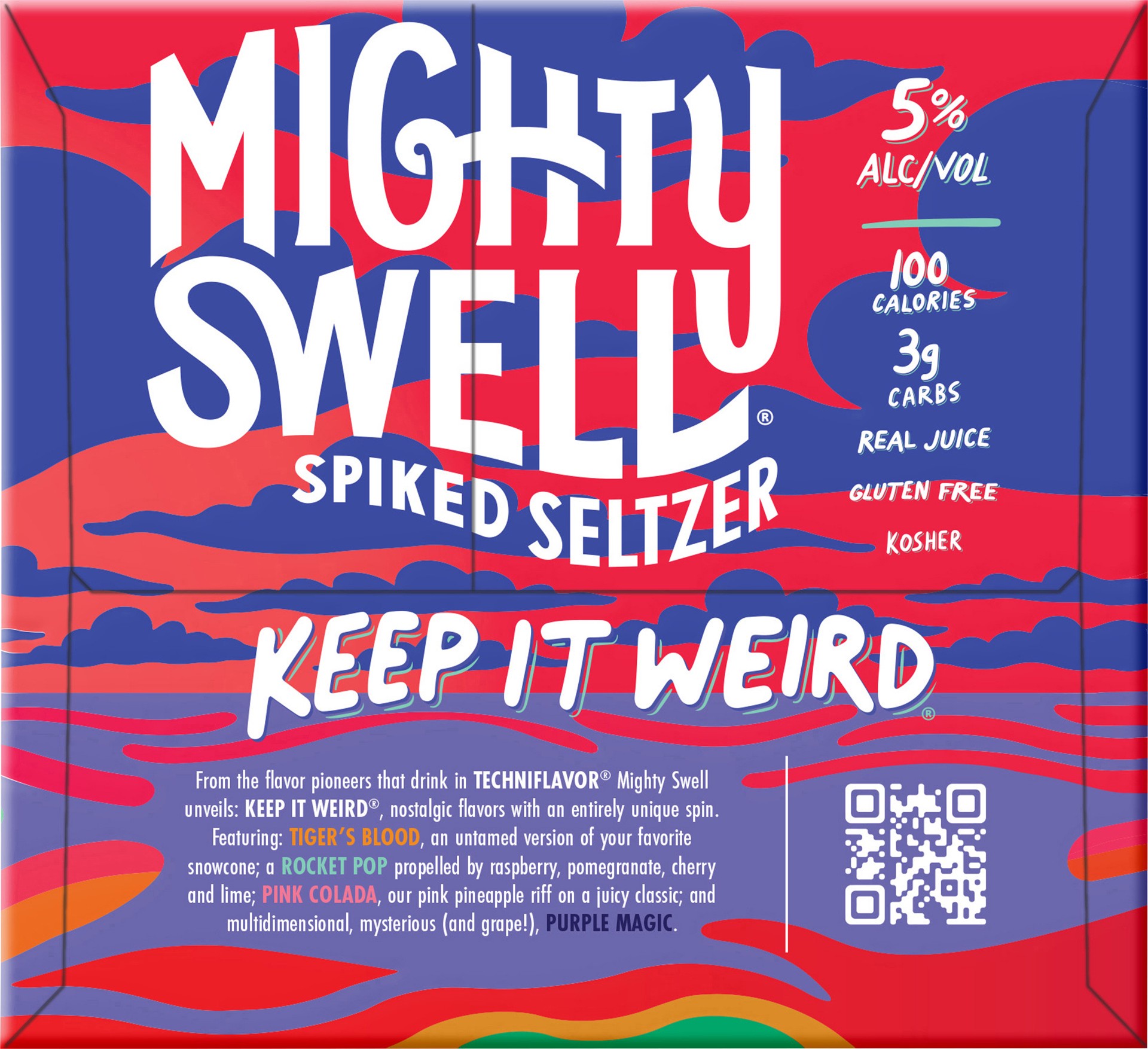 slide 4 of 11, Mighty Swell Spiked Seltzer, Keep It Weird, 1 ct