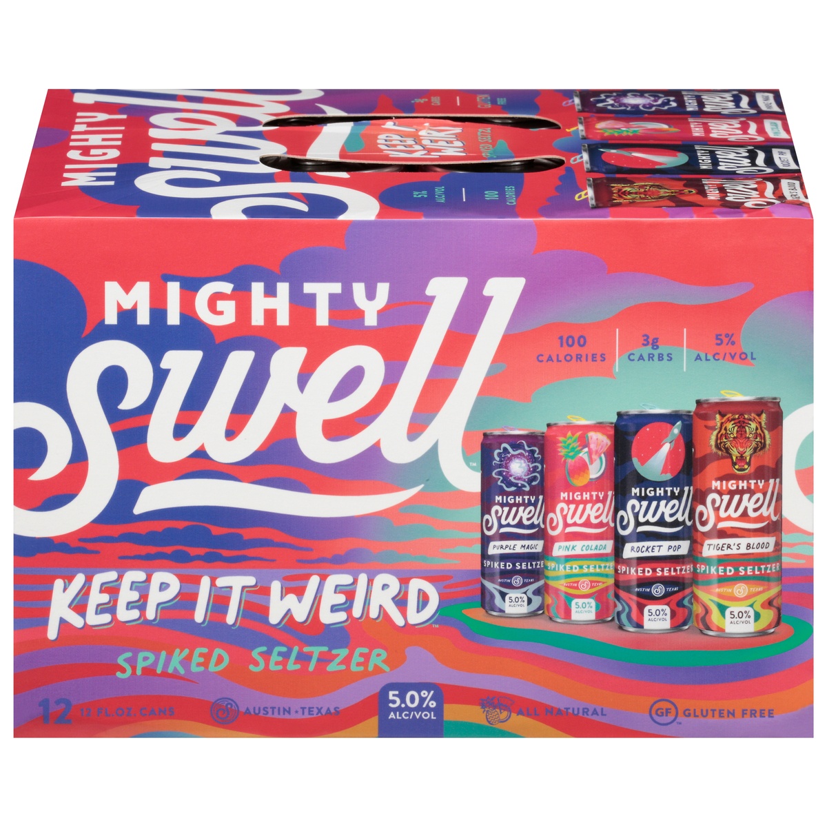 slide 1 of 1, Mighty Swell Keep It Weird, 1 ct