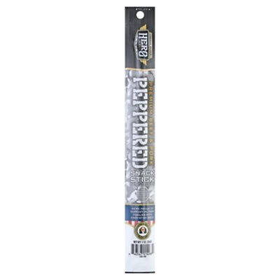 slide 1 of 1, Hero Meat Snack Stick Pepper, 1 oz