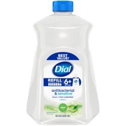 Dial Antibacterial & Sensitive Aloe Scent Liquid Hand Soap Refill, 52 fl oz