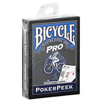 slide 1 of 1, Bicycle Pro PokerPeek Playing Cards, 1 ct