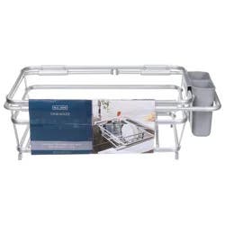 Real Home Innovations Innovations Satin Aluminum/Gray Expandable Dish Rack 1 ea