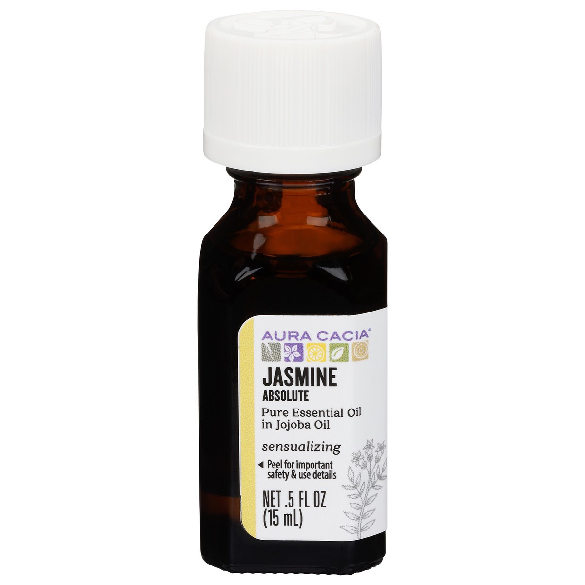 slide 1 of 13, Aura Cacia Jasmine In Jojoba Oil, 0.5 oz