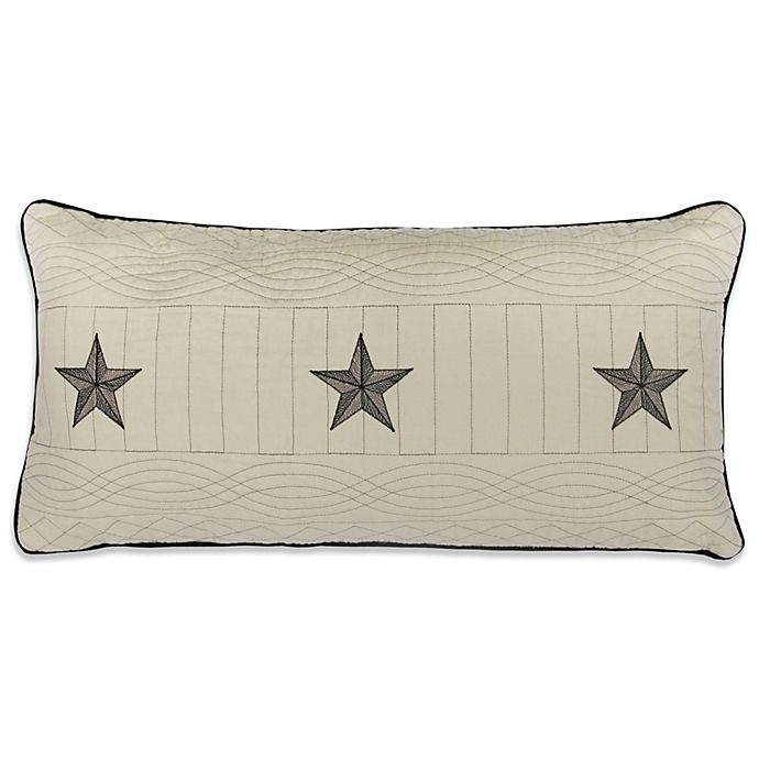 slide 1 of 1, Donna Sharp Texas Pride Oblong Throw Pillow - Ivory, 1 ct