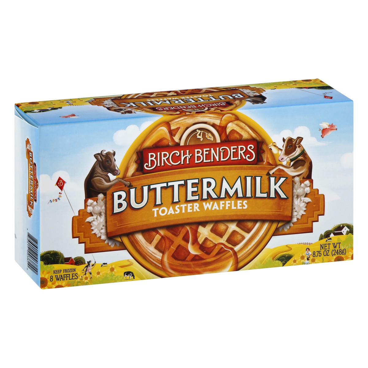 slide 2 of 10, Birch Benders Bbend Buttermilk Toaster Waffles, 8.75 oz