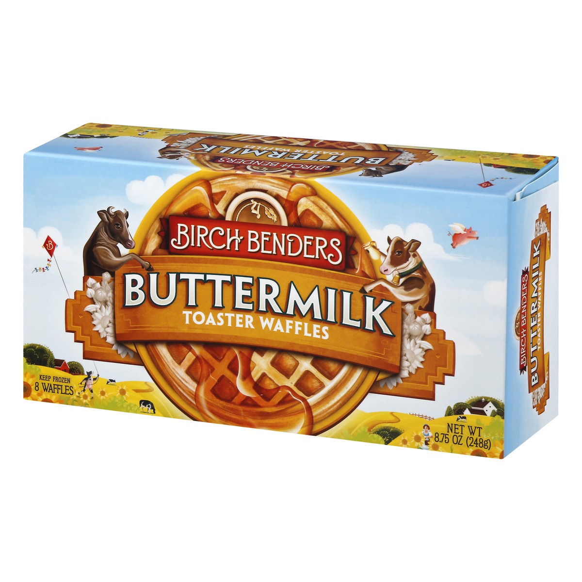 slide 3 of 10, Birch Benders Bbend Buttermilk Toaster Waffles, 8.75 oz