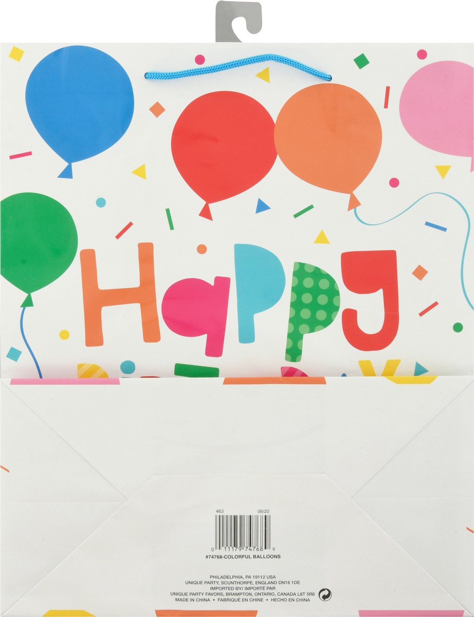 slide 6 of 9, Unique Colorful Balloons Bag 1 ea, 1 ct