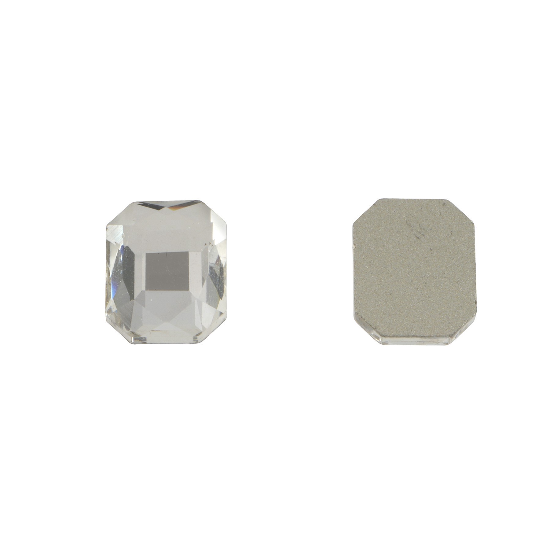 slide 2 of 2, Clear Rectangle Flatback Glass Rhinestones, 288ct. By Bead Landing, 288 ct