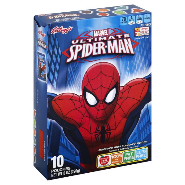 slide 1 of 6, Kellogg's Spider-Man Fruit Snacks, 8 oz