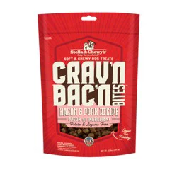 Stella & Chewy's Crav'n Bac'n Bacon & Pork Recipe Dog Treats, 8.25 oz