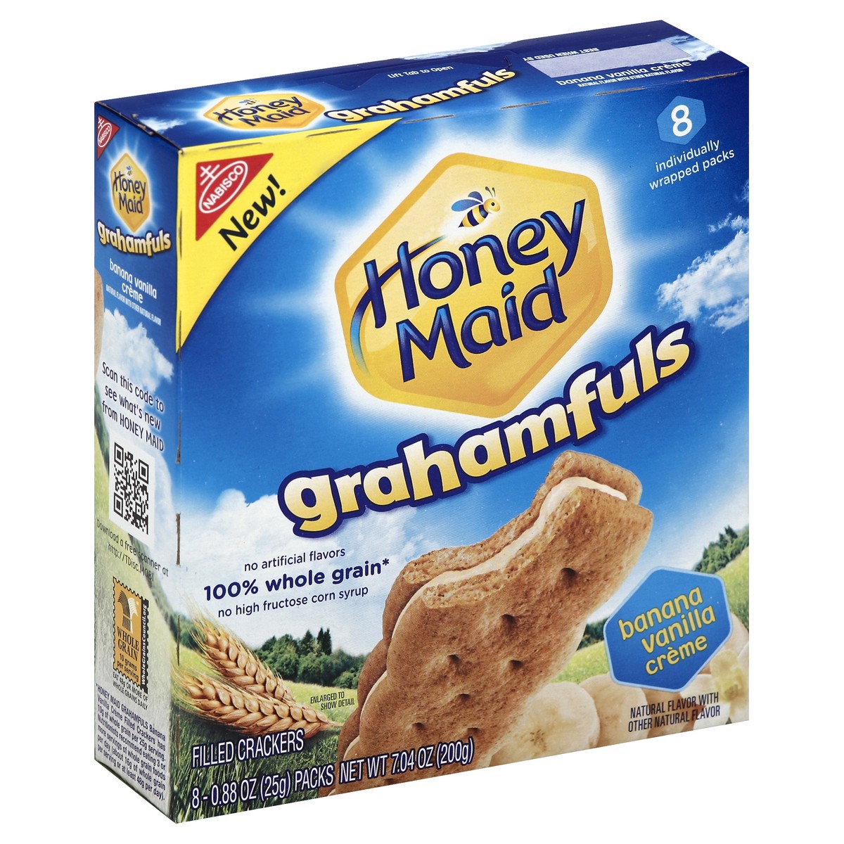 slide 5 of 5, Honey Maid Filled Crackers 8 ea, 8 ct