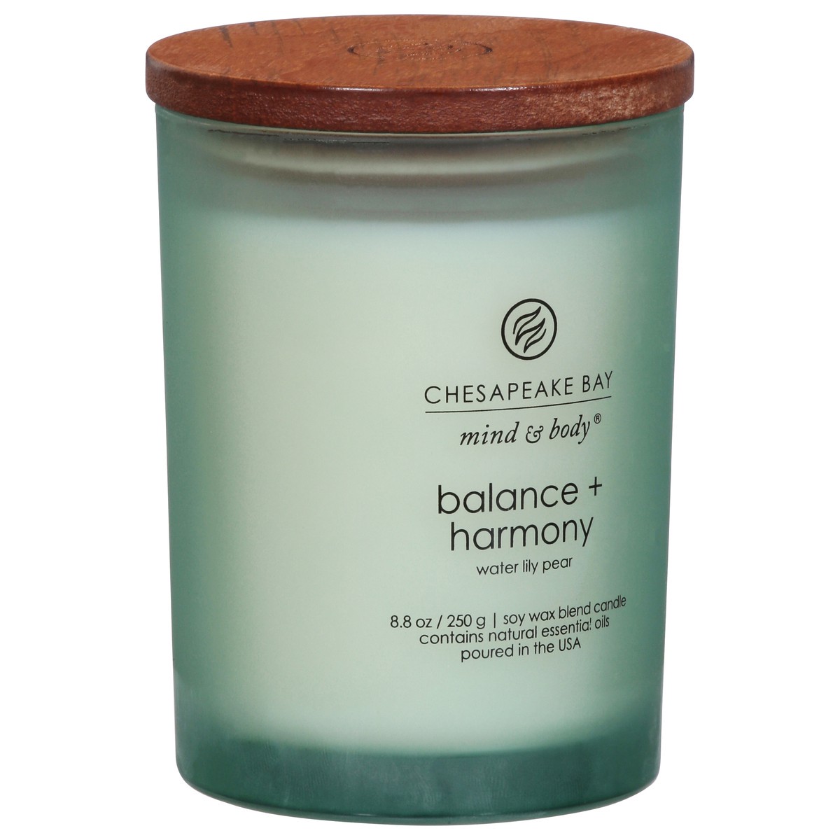 slide 10 of 11, Chesapeake Bay Candle Mind & Body Balance + Harmony Water Lily Pear Candle 1 ea, 1 ct