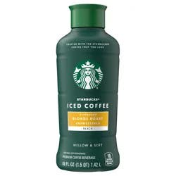 Starbucks Unsweetened Blonde Roast Iced Coffee - 48 fl oz