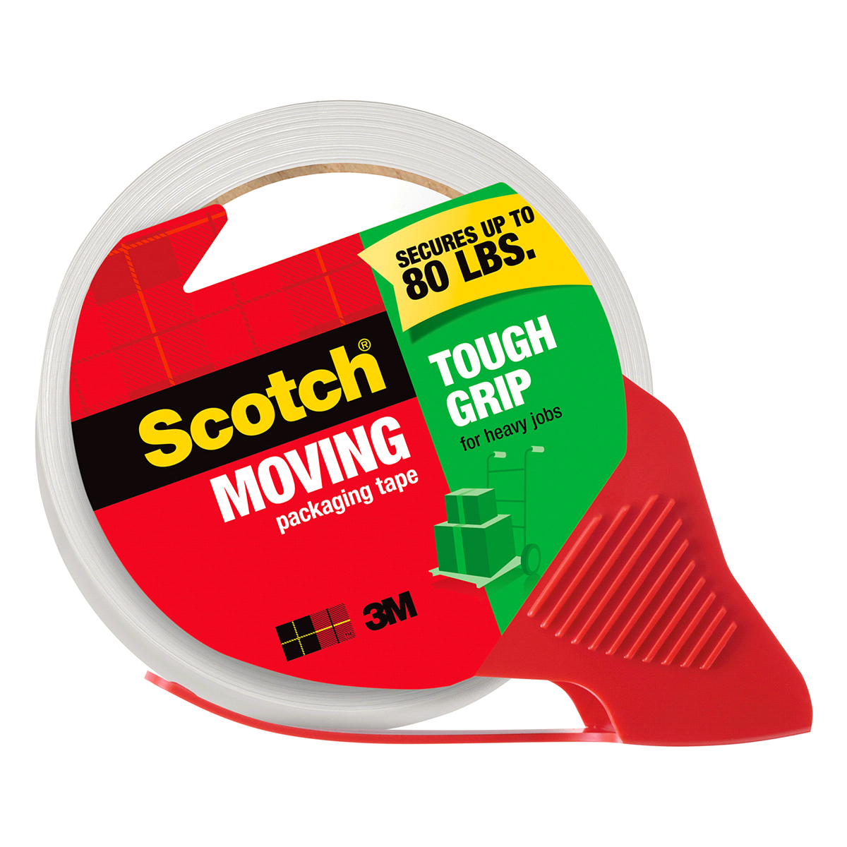 slide 1 of 1, Scotch Moving And Storage Packaging Tape With Dispenser, 