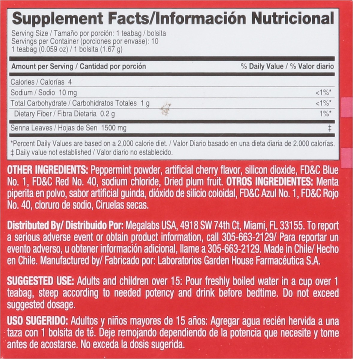 slide 12 of 14, Prunelax Laxative Tea 0.59 oz, 10 ct