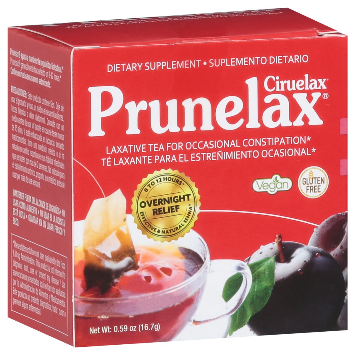 slide 6 of 14, Prunelax Laxative Tea 0.59 oz, 10 ct