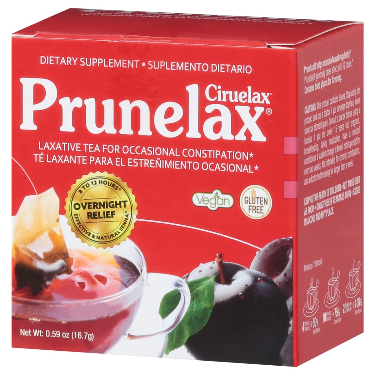 slide 11 of 14, Prunelax Laxative Tea 0.59 oz, 10 ct