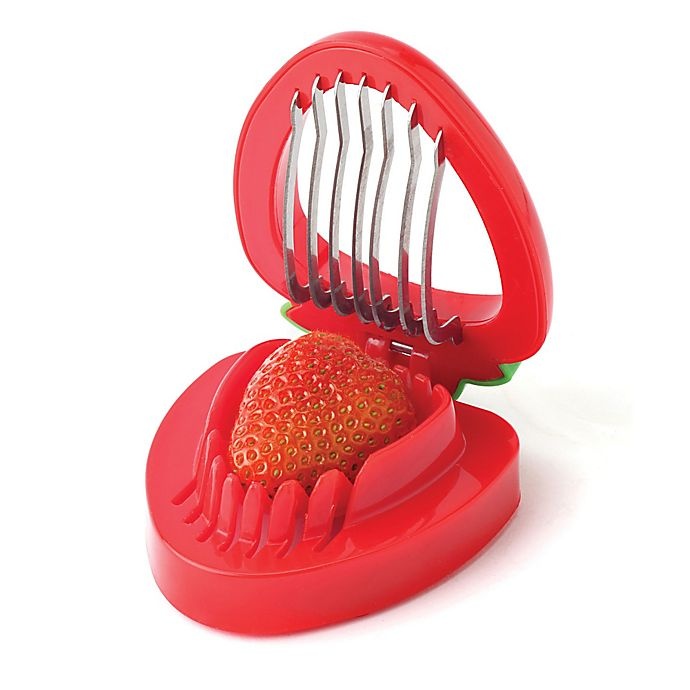 slide 1 of 4, 2-Piece Strawberry Hull & Slice Set, 2 pc