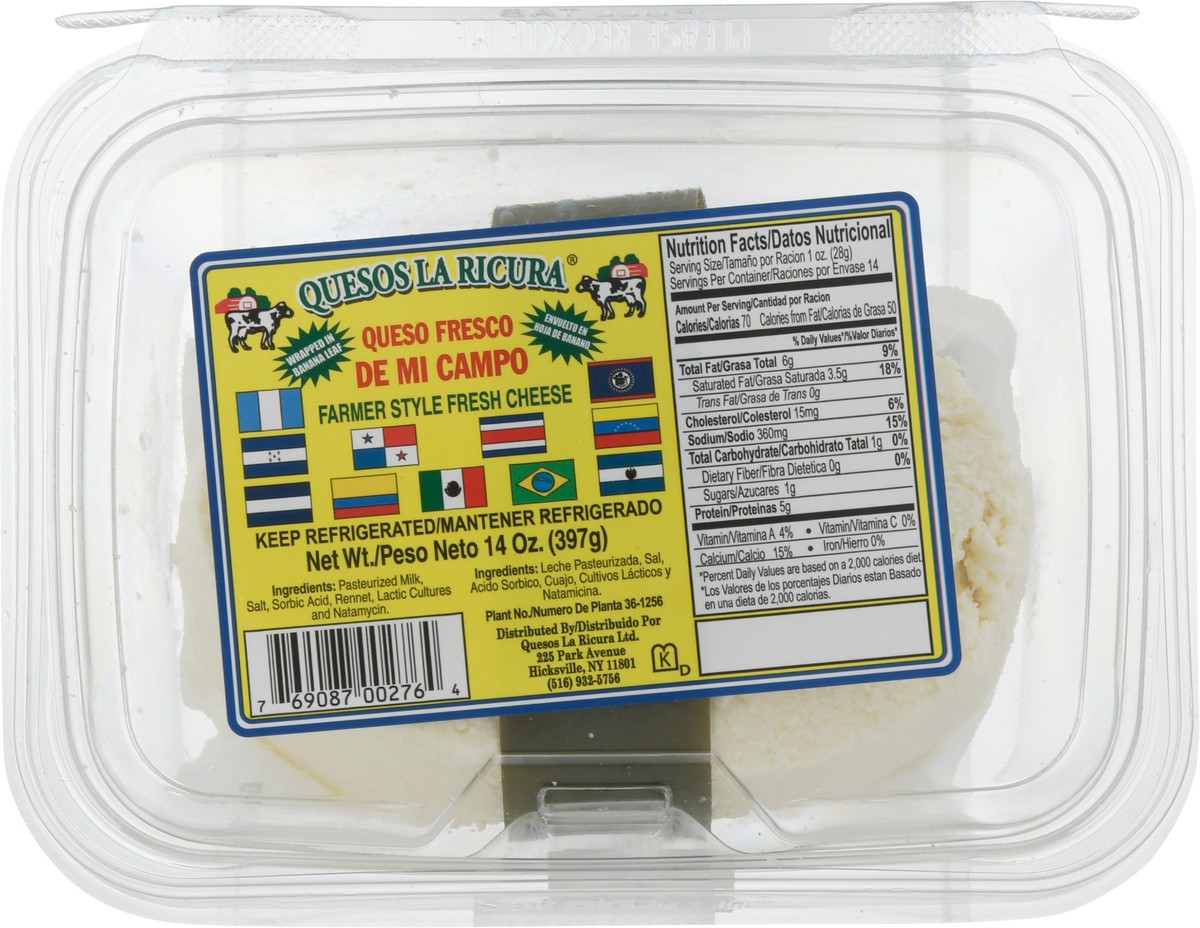 slide 6 of 9, La Ricura Fresco Cheese Mi Campo, 14 oz