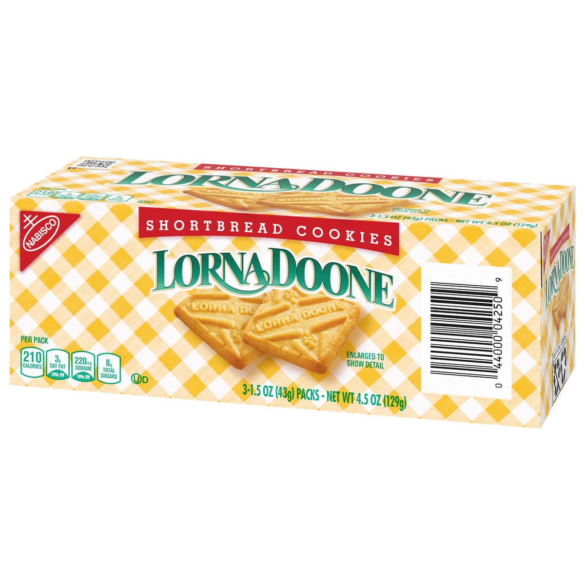 slide 3 of 9, Lorna Doone Shortbread Cookies, 3 - 1.5 oz Snack Packs, 4.5 oz