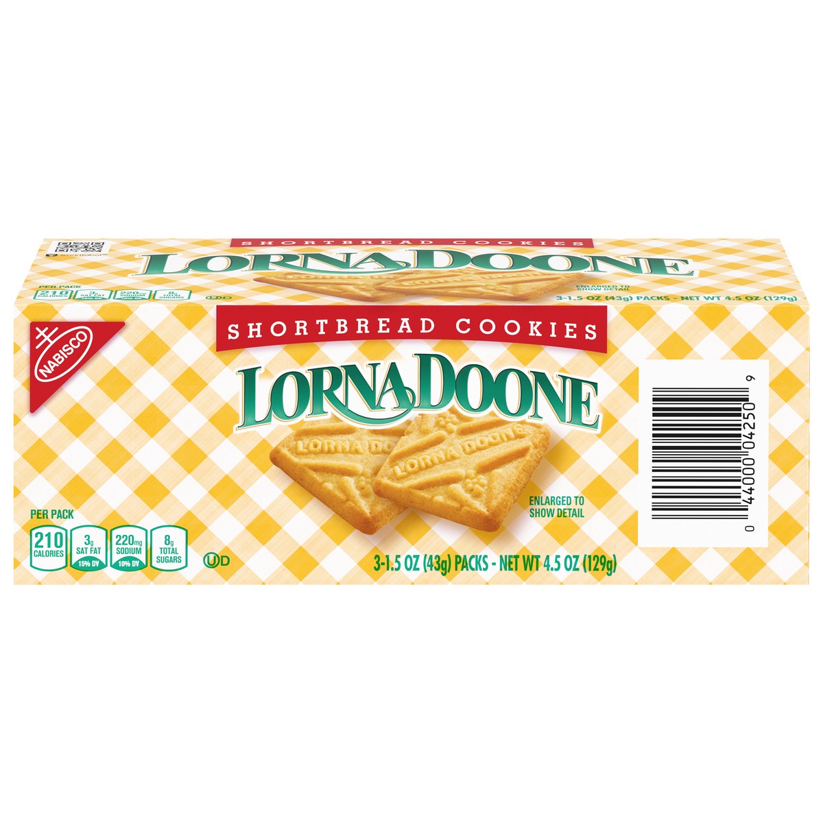 slide 1 of 9, Lorna Doone Shortbread Cookies, 3 - 1.5 oz Snack Packs, 4.5 oz