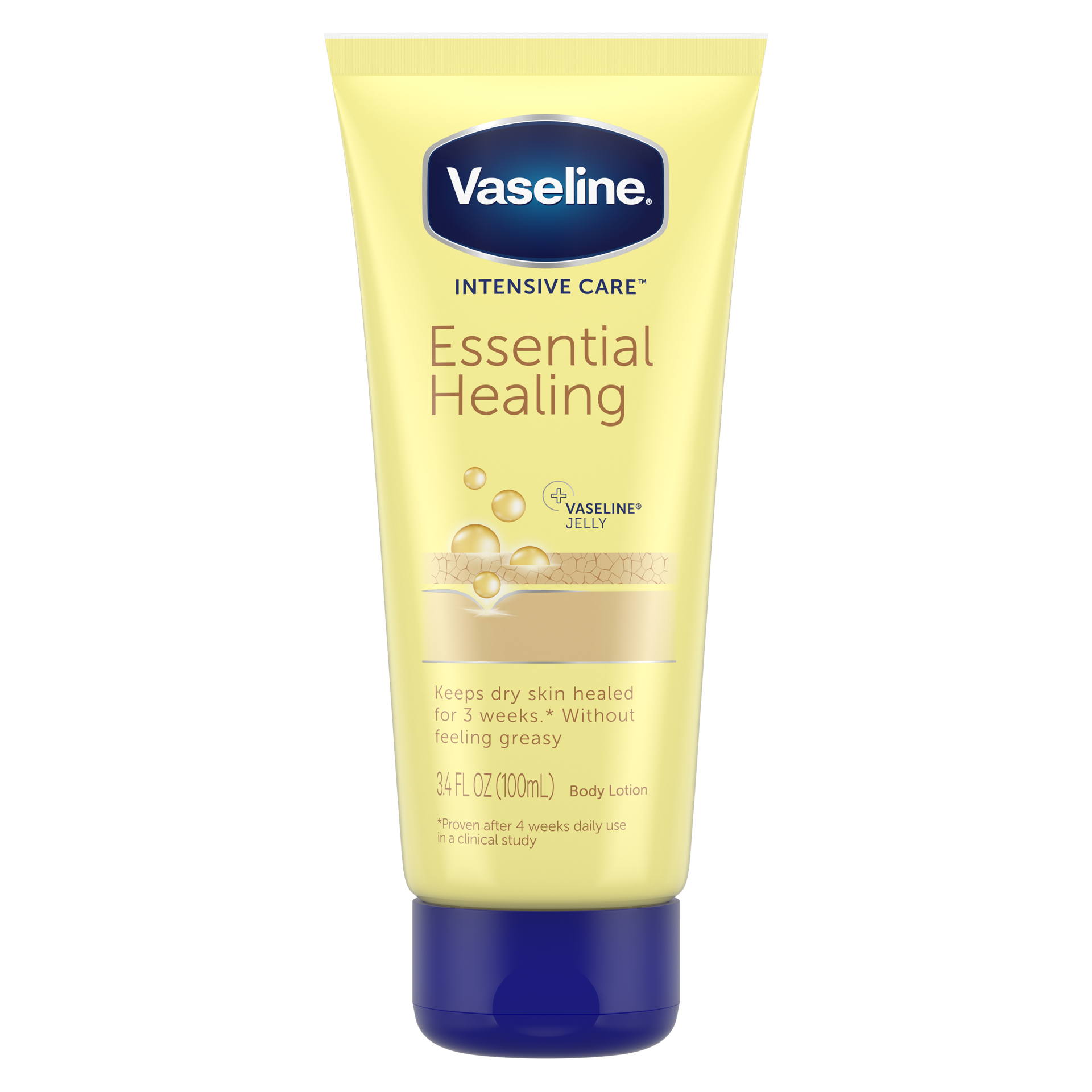 slide 3 of 4, Vaseline Intensive Care hand and body lotion Essential Healing, 3.4 oz, 3.4 oz