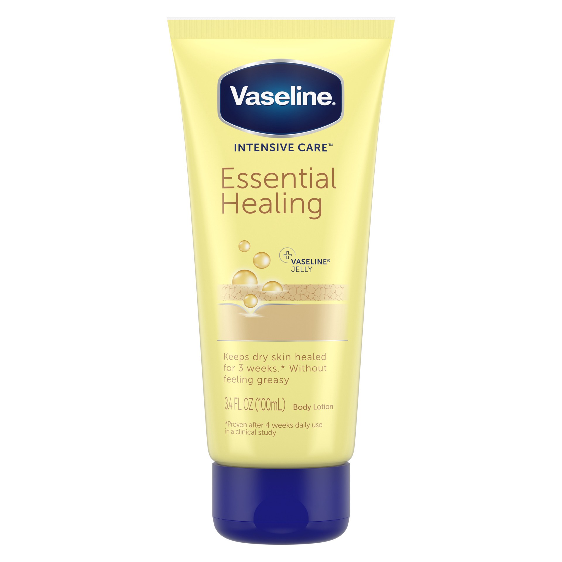 slide 1 of 4, Vaseline Intensive Care hand and body lotion Essential Healing, 3.4 oz, 3.4 oz