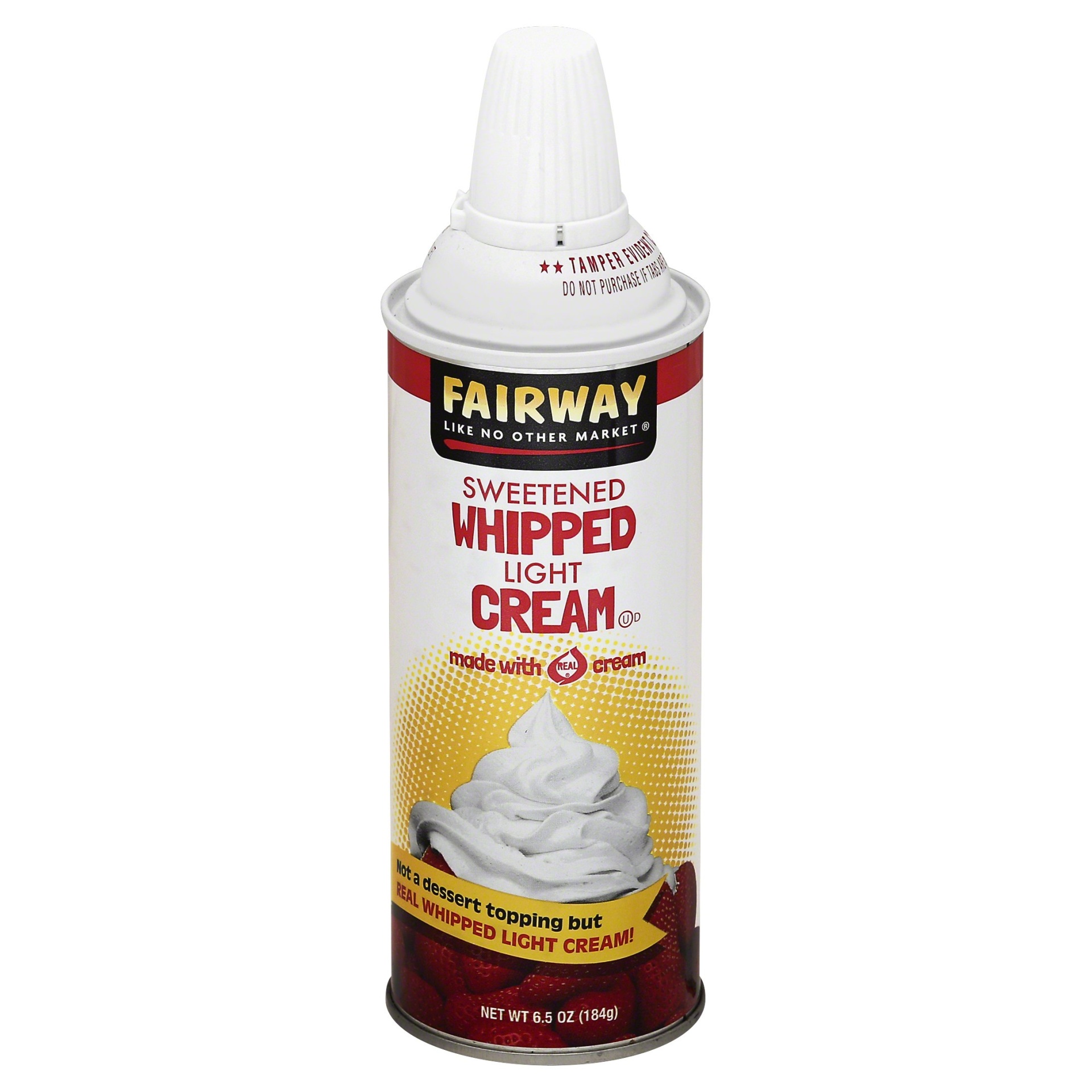 slide 1 of 1, Fairway Whipped Light Cream, 6.5 oz