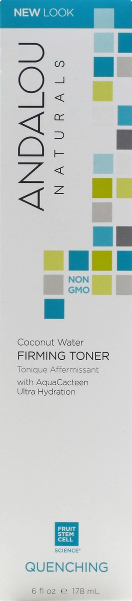 slide 5 of 7, Andalou Naturals Toner Firming Coconut Water, 6 fl oz