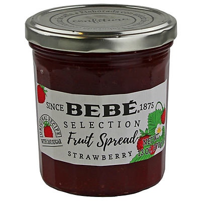 slide 1 of 1, BEBÉ Strawberry Fruit Spread, 370 gram
