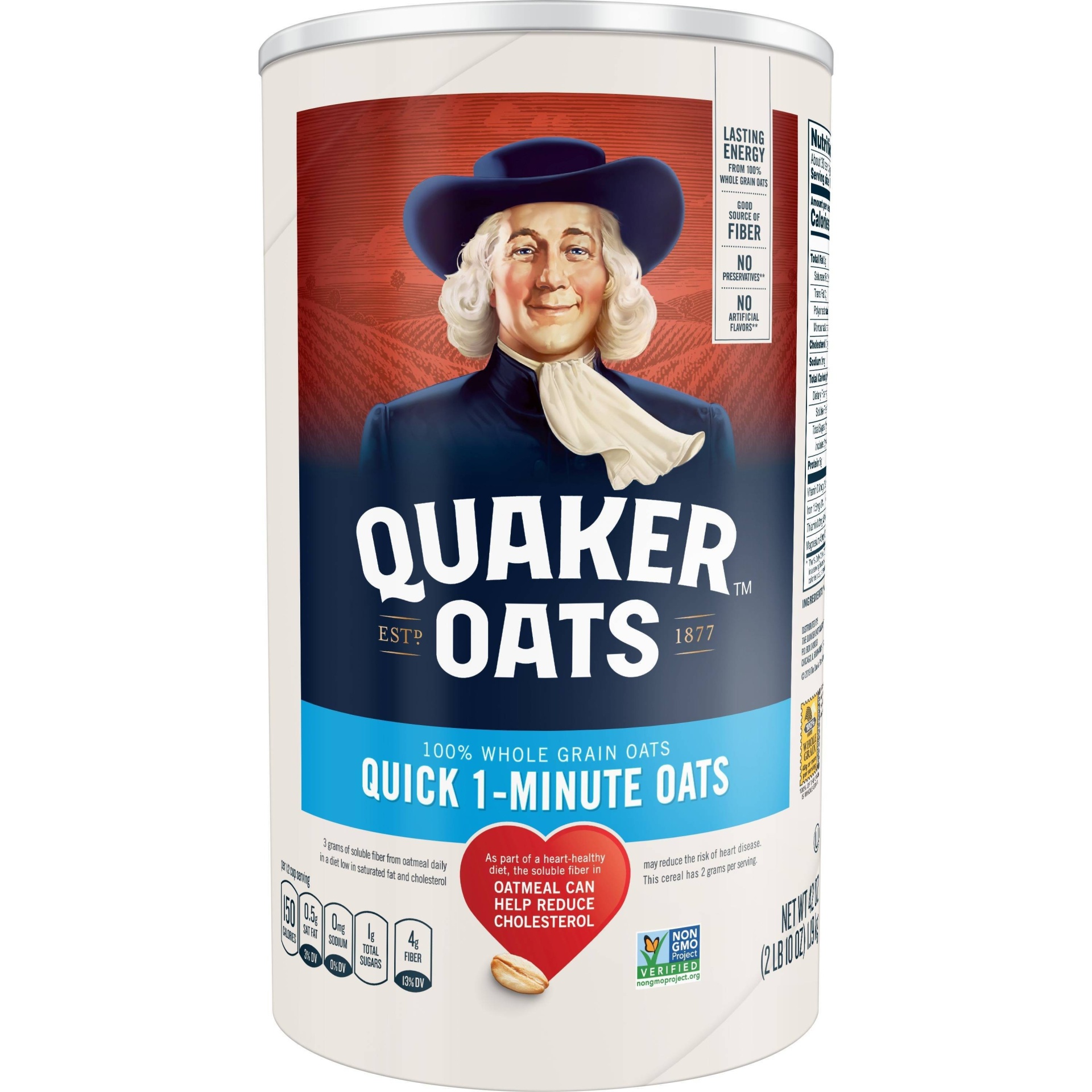 slide 1 of 4, Quaker Quick Oats, 42 oz