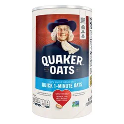 Quaker Oats, 100% Whole Grain, Quick 1-Minute