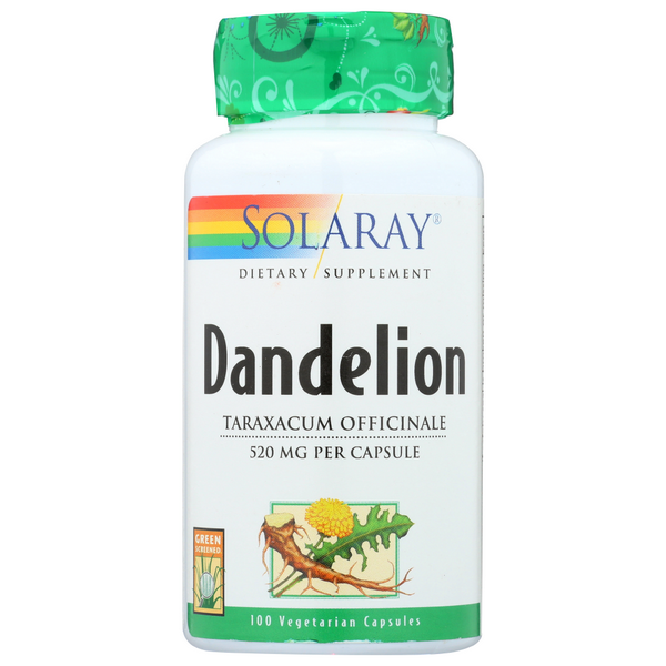 slide 1 of 1, Solaray Dandelion Root, 1 ct