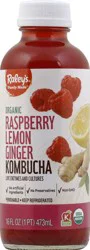 Raley's Purely Made Organic Raspberry Lemon Ginger Kombucha 16 oz