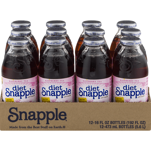 slide 2 of 19, Snapple Diet Raspberry Tea, 4 ct