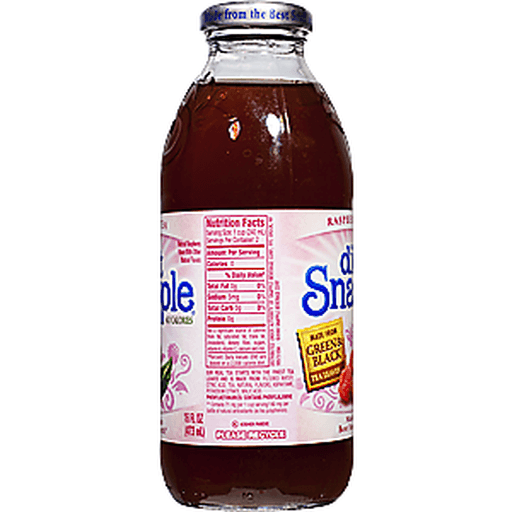 slide 10 of 19, Snapple Diet Raspberry Tea, 4 ct