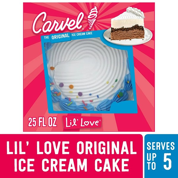 slide 1 of 11, Carvel Lil' Love The Original Ice Cream Cake 4-25 fl. oz. Boxes, 5.13 lb