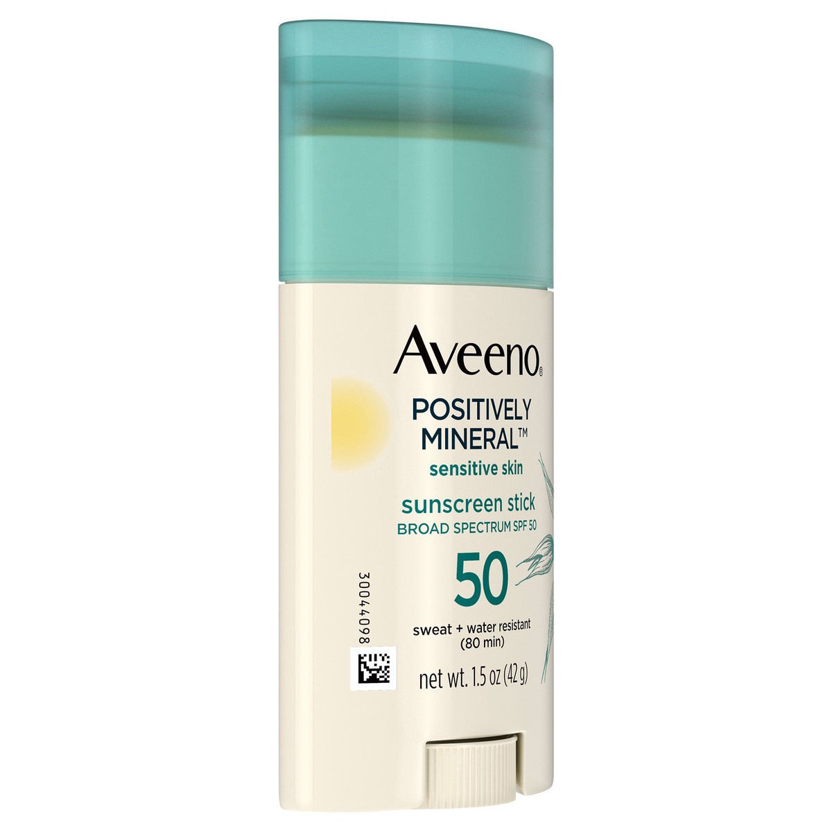 slide 6 of 7, Aveeno Positively Mineral Sunscreen Stick SPF 50, 1.5 oz