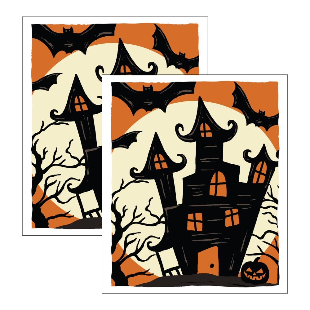 slide 1 of 1, Ritz Spooky House Swedish Dishcloths, 2 ct