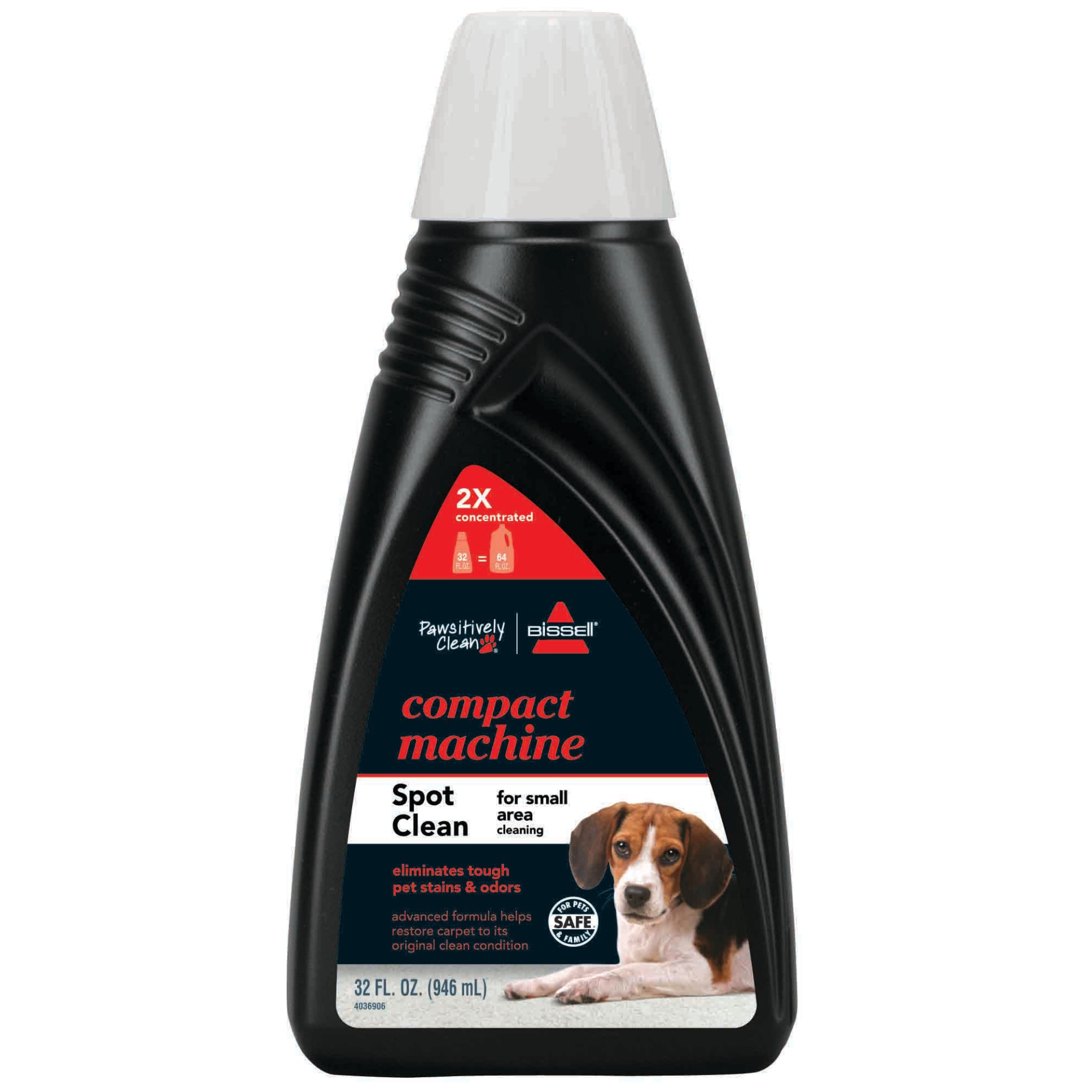 slide 1 of 1, Bissell Pawsitively Clean Compact Size Pet Stain & Odor Remover, 32 fl oz